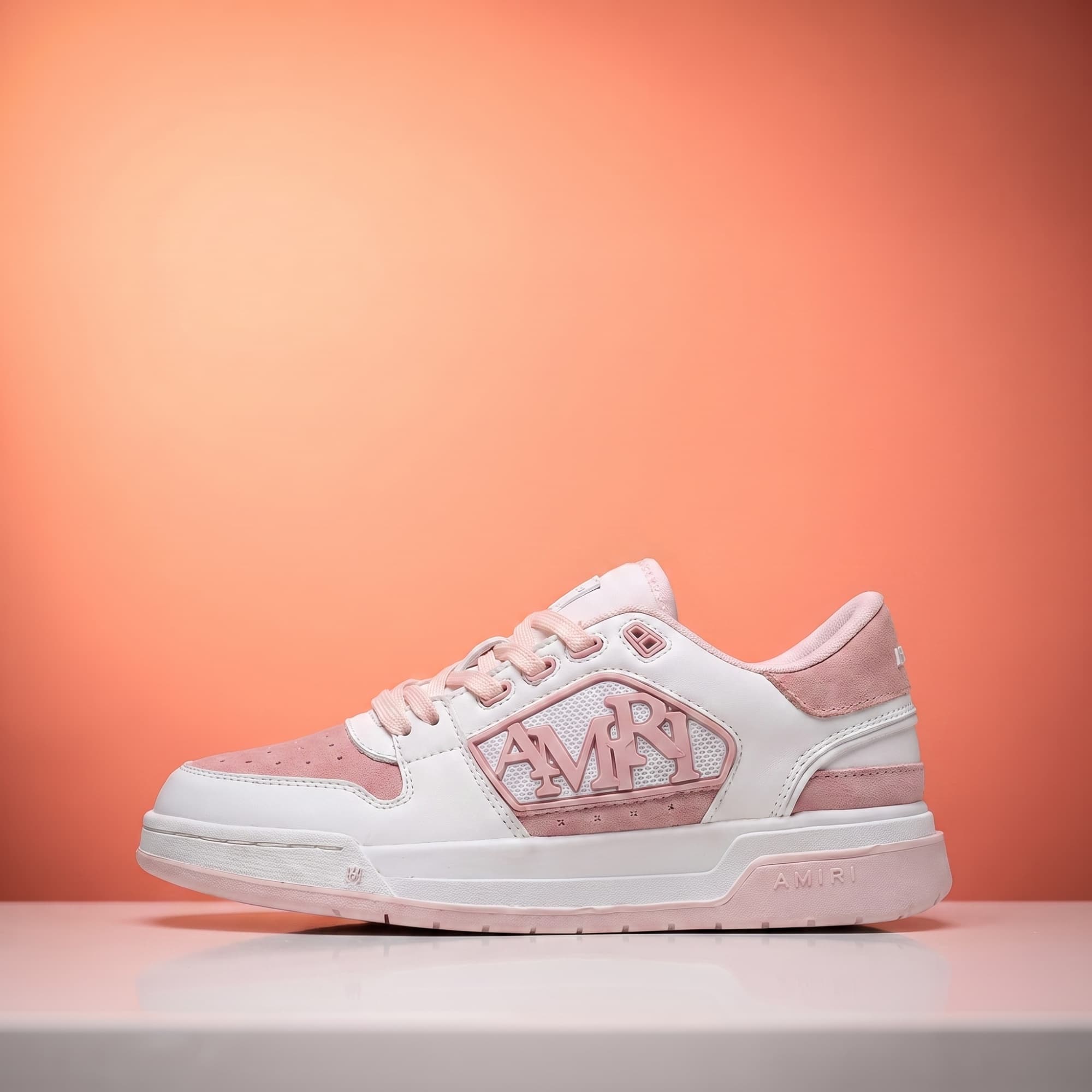 AMIRI Classic Low — White / Pink