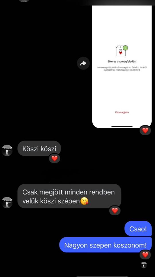 Vásárlói visszajelzés
